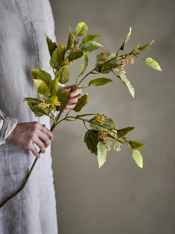 Bloomingville Kunstig blomst - Eucalyptus stilk H 91,5 cm - Polyster - Grøn