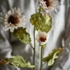 Bloomingville Kunstig blomst - Chrysantemum stilk H 96 cm - Polyster - Hvid