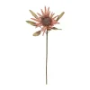 Bloomingville Kunstig blomst - Protea stilk H 100 cm - Polyester - Lyserød