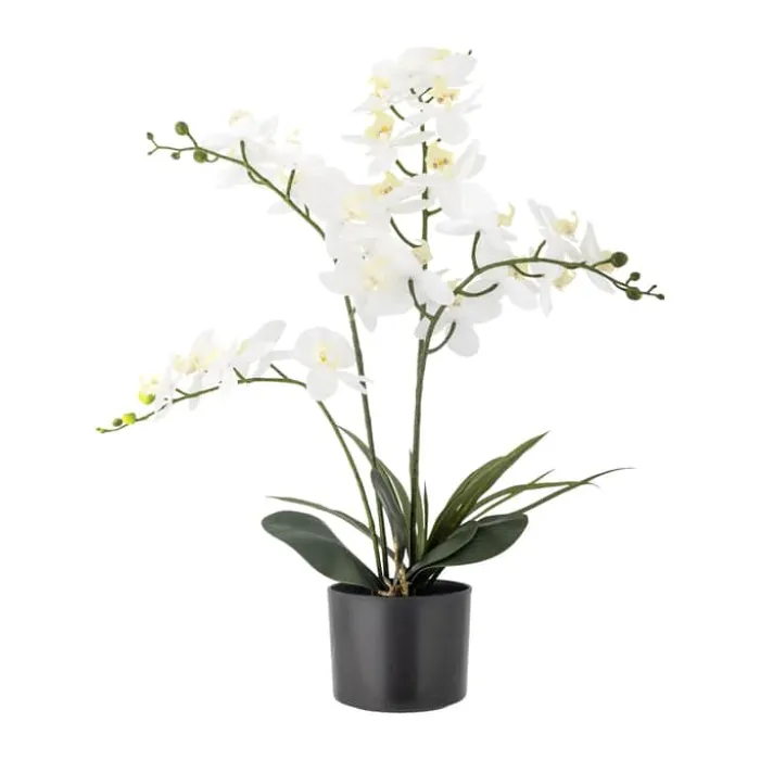 Bloomingville Kunstig Plante - Orchid Ø 16 x H 84 cm - Polyester - Grøn