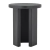 Bloomingville Mimola Sidebord Ø 40 x H 50 cm - Fyrretræ - Sort