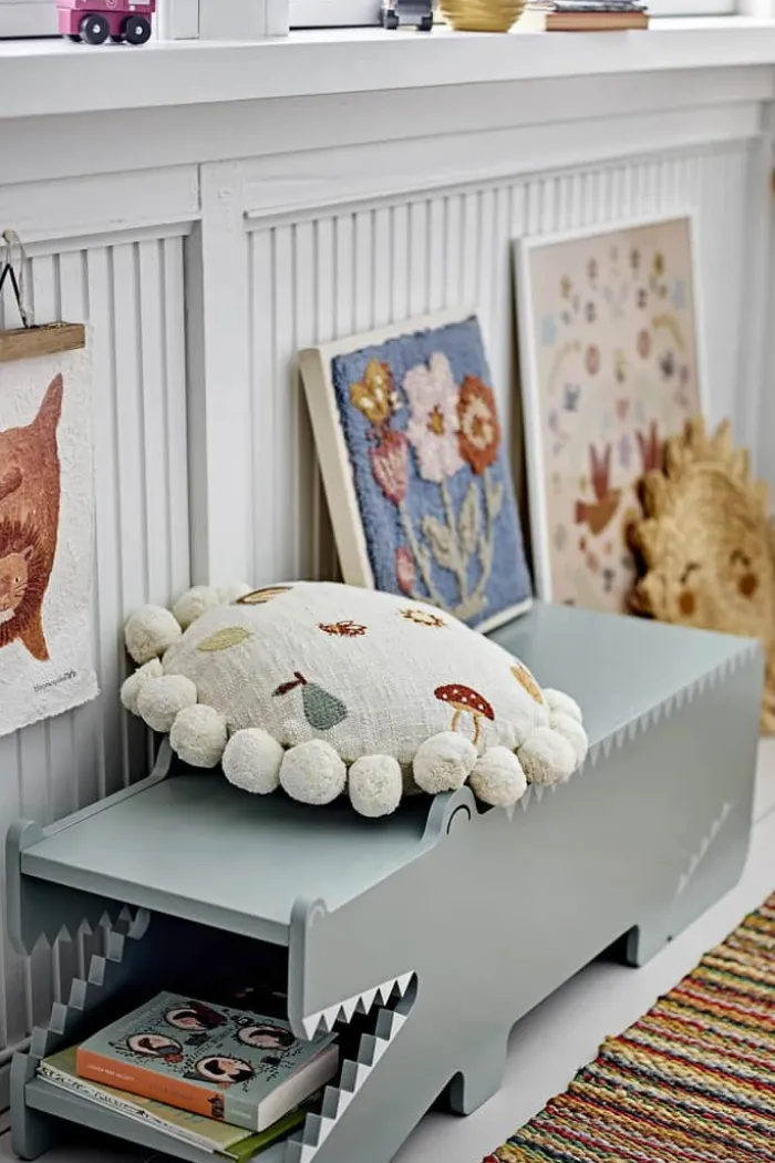 Bloomingville Mini Arnie Bænk H 30 x B 37 x L 100 cm - MDF - Grøn