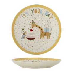 Bloomingville Mini Celebrate Tallerken Ø 16 cm - Stentøj - Gul