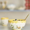 Bloomingville Mini Celebrate Skål Ø 13,5 cm - Stentøj - Gul