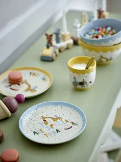 Bloomingville Mini Celebrate Skål Ø 13,5 cm - Stentøj - Gul