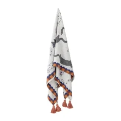 Bloomingville Missy Plaid B 130 x L 155 cm - Genanvendt bomuld - Multifarvet