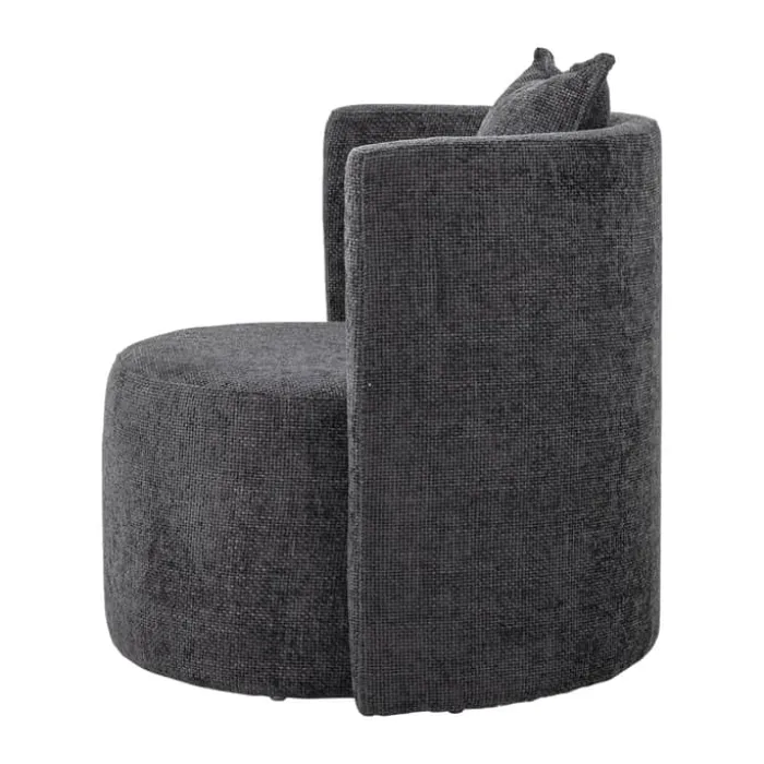 Bloomingville Morris Loungestol H 75 x B 77,5 x D 82,5 cm - Træ/polyester - Grå