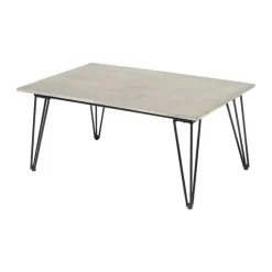 Bloomingville Mundo Bord H 42 x B 60 x D 90 cm - Beton - Grå