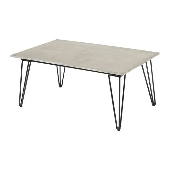 Bloomingville Mundo Bord H 42 x B 60 x D 90 cm - Beton - Grå