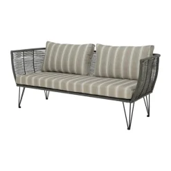 Bloomingville Mundo Havesofa H 72 x B 74 x L 175 cm - Metal - Grøn