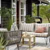 Bloomingville Mundo Loungestol - 2 stk. H 72 x B 74 x L 87 cm - Metal - Grøn