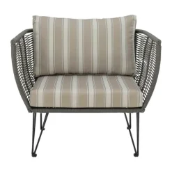Bloomingville Mundo Loungestol - 2 stk. H 72 x B 74 x L 87 cm - Metal - Grøn