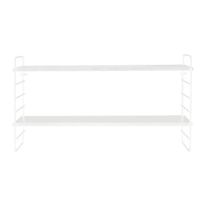 Bloomingville North Hylde H 35 x B 65 x D 15 cm - MDF/jern - Hvid