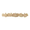 Bloomingville Ross Knagerække H 4,5 x B 12,5 x L 70 cm - Gummitræ - Natur
