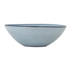 Bloomingville Sandrine Skål Ø 26,5 cm - Stentøj - Blå