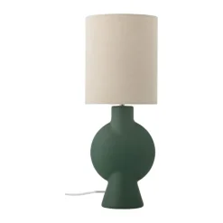 Bloomingville Sergio Bordlampe Ø 21 x H 55 cm - Stentøj - Grøn