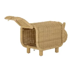 Bloomingville Soffe Taburet H 30 x B 24 x L 53 cm - Rattan - Natur