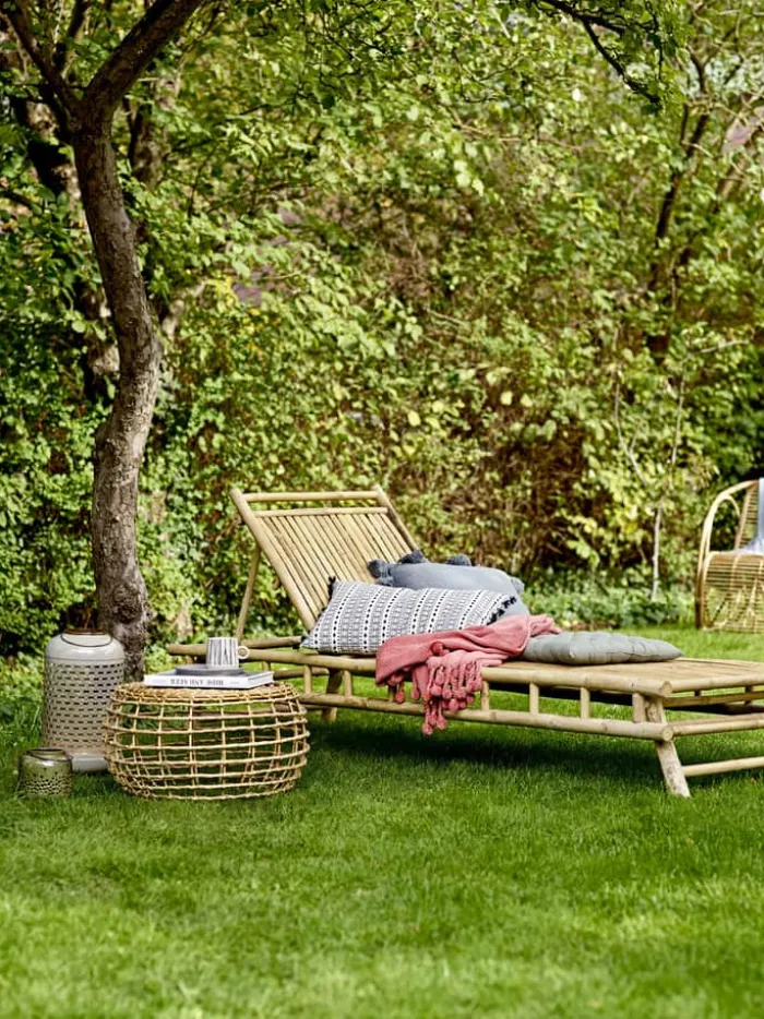 Bloomingville Sole Daybed H 33 x B 74 x L 220 cm - Bambus - Natur