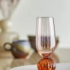 Bloomingville Taurin Champagneglas 25 cl - Glas - Lyserød