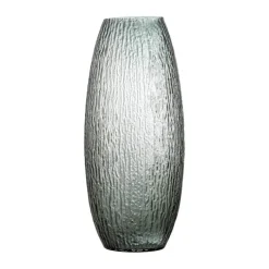 Bloomingville Vase - Brock Ø 22 x H 50 cm - Glas - Grå