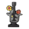 Bloomingville Vivielle Kronelysestage H 21 cm - Stentøj - Multifarvet