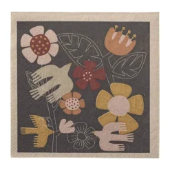 Bloomingville Vivielle Serviet - 20 stk. B 33 x L 33 cm - Genbrugspapir - Multifarvet