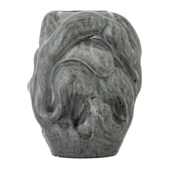 Bloomingville Vuelle Vase Ø 24,5 x H 30,5 cm - Stentøj - Grå
