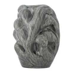 Bloomingville Vuelle Vase Ø 24,5 x H 30,5 cm - Stentøj - Grå