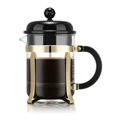 Bodum Caffettiera Stempelkande 0,5 liter - Borosilikatglas/rustfrit stål - Sort/guldfarvet