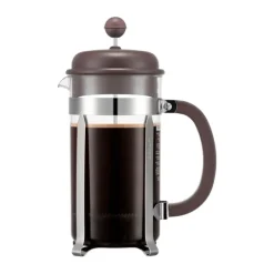 Bodum Caffettiera Stempelkande 1 liter - Borosilikatglas/rustfrit stål - Mocha