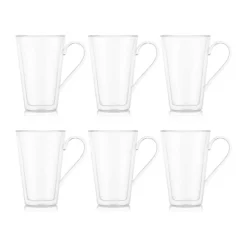 Bodum Canteen Krus - 6 stk. 40 cl - Dobbeltvægget - Klar