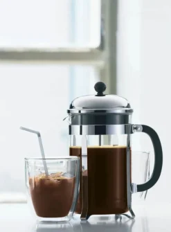Bodum Chambord Stempelkande 1,5 liter - Borosilikatglas - Sort/klar