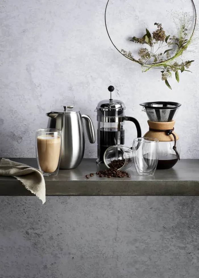 Bodum Columbia Stempelkande 1 liter - 8 kopper - Mat stål