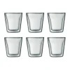 Bodum Dobbeltvægget glas - 6 stk. 10 cl - Klar
