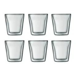 Bodum Dobbeltvægget glas - 6 stk. 10 cl - Klar