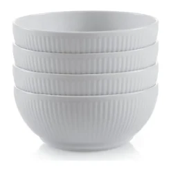 Bodum Douro Skåle - 4 stk. 4 stk. - Ø 14,5 cm - Porcelæn - Hvid