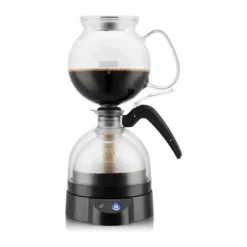 Bodum Epebo Elektrisk kaffebrygger 1 liter - Rustfrit stål/borosilikatglas - Sort