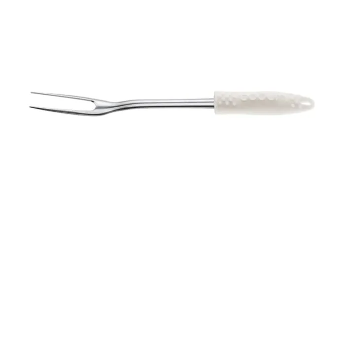 Bodum Fyrkat Grillgaffel L 37 cm - Rustfrit stål/silikone - Hvid