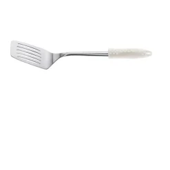 Bodum Fyrkat Grillpalet L 38,5 cm - Rustfrit stål/silikone - Hvid