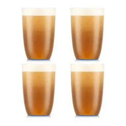 Bodum Kvadrant Ølglas - 4 stk. 50 cl - Plastik - Blue Moon