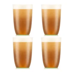 Bodum Kvadrant Ølglas - 4 stk. 50 cl - Plastik - Pistachio