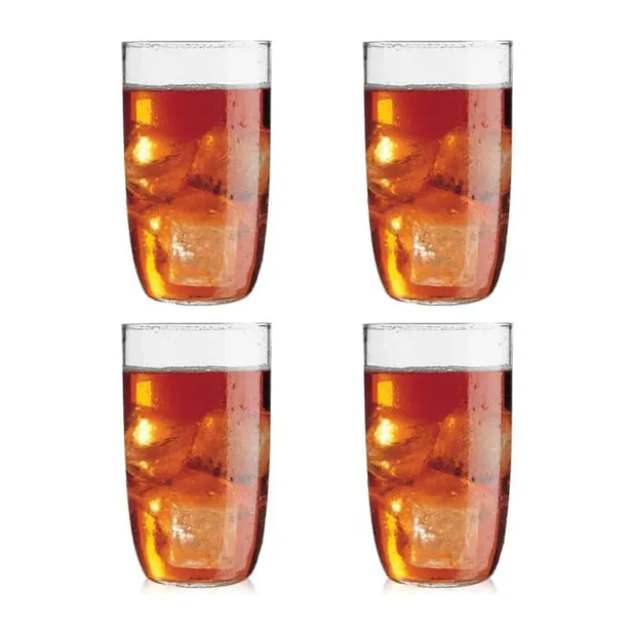 Bodum Kvadrant Vandglas - 4 stk. 50 cl - Glas - Klar