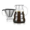 Bodum Melior Kaffebrygger 8 kopper - Rustfrit stål/borosilikat glas - Klar