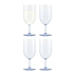 Bodum Oktett Hvidvinsglas - 4 stk. 23 cl - Plastik - Blue Moon