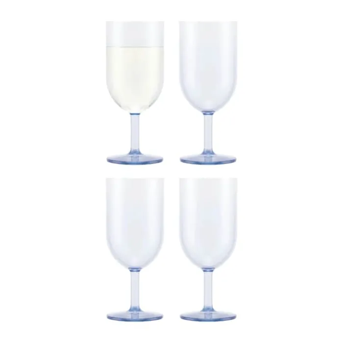 Bodum Oktett Hvidvinsglas - 4 stk. 23 cl - Plastik - Blue Moon