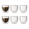 Bodum Pavina Espressoglas - 6 stk. 8 cl - Glas - Klar