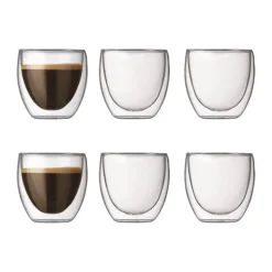 Bodum Pavina Espressoglas - 6 stk. 8 cl - Glas - Klar