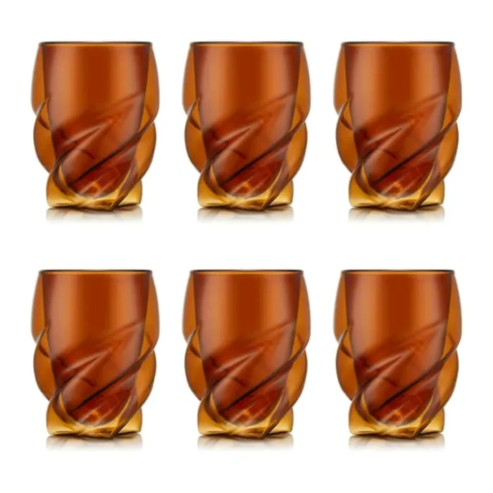 Bodum Pavina Paris Vandglas - 6 stk. 27 cl - Glas - Orange