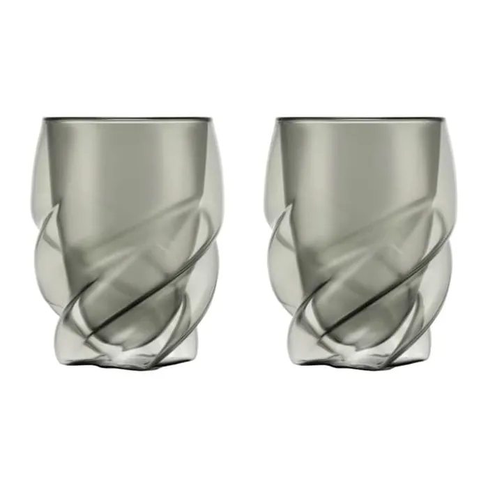 Bodum Pavina Paris Vandglas - 2 stk. 27 cl - Glas - Grå