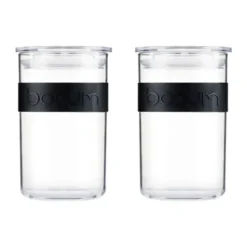 Bodum Presso Opbvaringsglas - 2 stk. 0,6 liter - Plastik/silikone